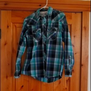 EUC Wrangler 20X Snap Shirt Western